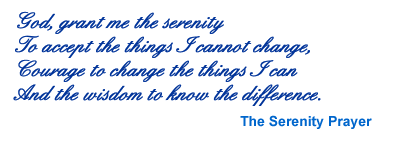 serenity prayer
